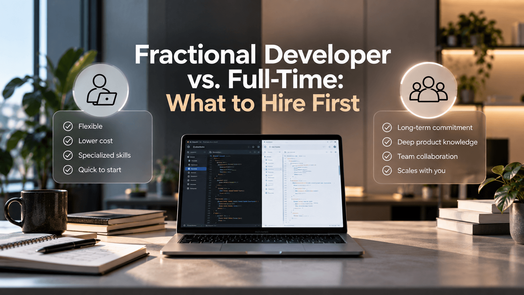 Fractional Developer vs. Full-Time: What to Hire First
